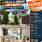 Vente villa duplex 6 pièces sur le VGE résidence Halama à Koumassi